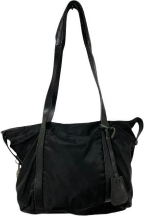 Prada Pre-owned Vintage Tote - unisex - Vintage Shopper - Zwart - ONE Size - Nylon - Vintage