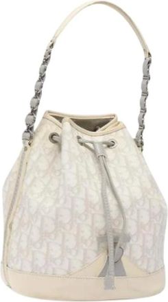 Dior Pre-owned Bucket Bags, female, White, Size: ONE SIZE Pre-owned Vintage Bucket Bag
