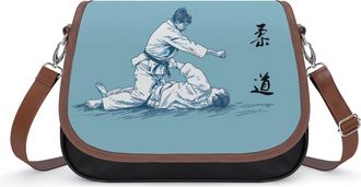 Generic Japanese Judo Crossbody Bags for Women Shoulder Messenger Bag Purse Handbags