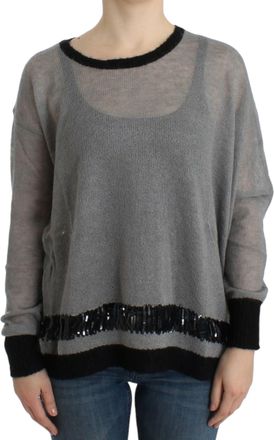 Costume National embellished asymmetric Womens sweater