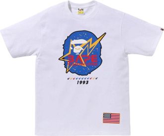 A Bathing Ape Space Ape Head Tee White 1K70-110-016-WHITE