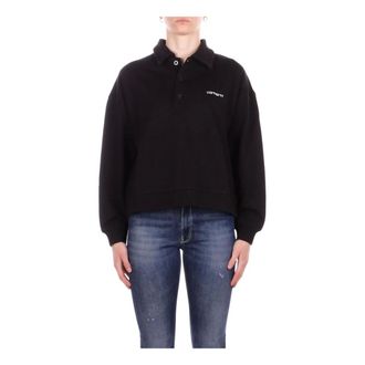 Carhartt Work in Progress Carhartt Wip, Sweatshirts, female, Black, Size: M Carhartt Sweaters