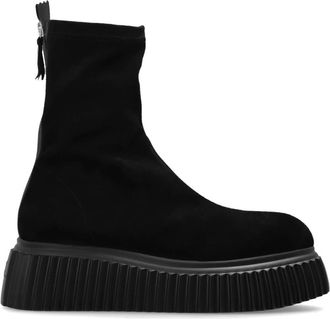 AGL Agl, Schoenen, Dames, Zwart, 39 1/2 EU, Su&egrave;de, Mirabel Su&egrave;de Platform Enkellaarsjes