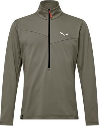 Salewa Puez Cammino PL Half-Zip Jacket Fleecepullover f&uuml;r Herren | oliv