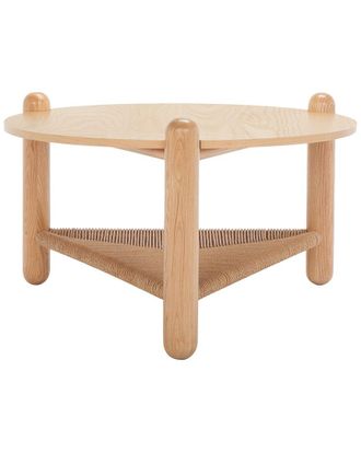 Safavieh Couture Macianna Woven-Shelf Coffee Table