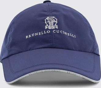 Brunello Cucinelli Cappello Brunello Cucinelli in nylon con logo ricamato