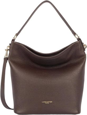 Lancaster Dune Large Bucket Bag - Dames - Tassen - Bruin - Maat: ONE Size Leer