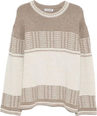 Low Classic two-tone jumper - Neutrals