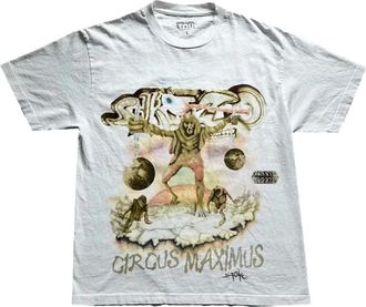Travis Scott Utopia Tour Skitzo Circus Maximus T-shirt - Wit