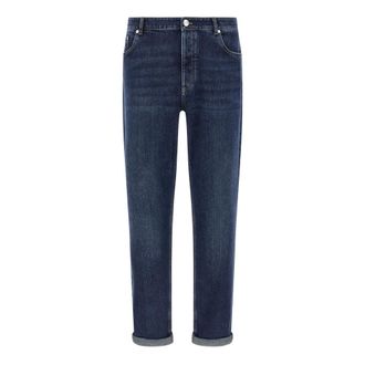 Brunello Cucinelli Hombre, Vaqueros, Azul, Talla: 3XL