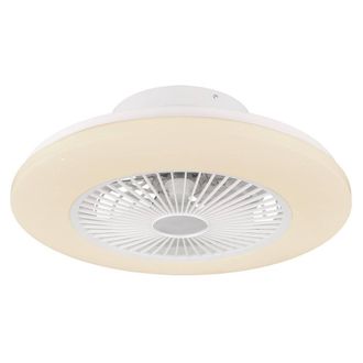 Netlighting Travo Ceiling Fan White LED Dimmable 30006500K Remote Control Timer