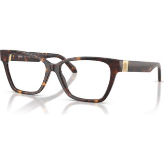 Versace 53mm Cat Eye optical glasses in Tortoise at Nordstrom