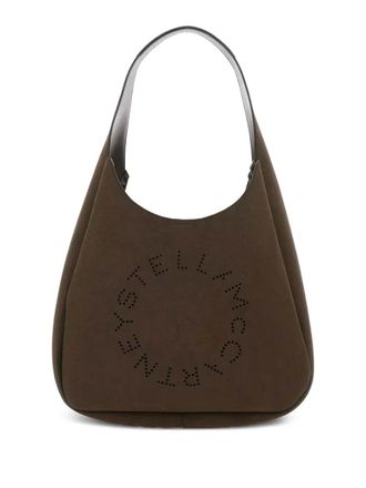 Stella McCartney logo-detail tote bag - Brown