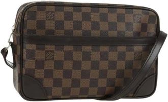 Louis Vuitton Pre-owned Cross Body Bags, female, Brown, Size: ONE SIZE Pre-owned Trocadero 27 Shoulder Bag