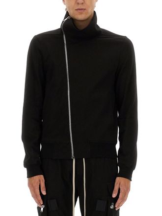 Rick Owens Asymmetrical Zipper Sweatshirt