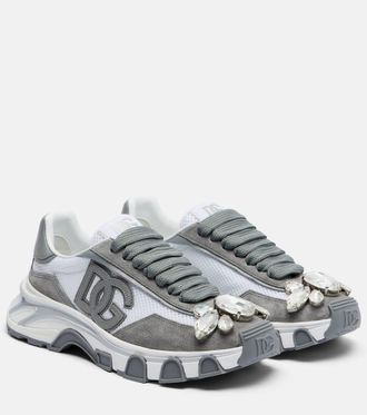 Dolce & Gabbana DG Country Road suede-trimmed sneakers