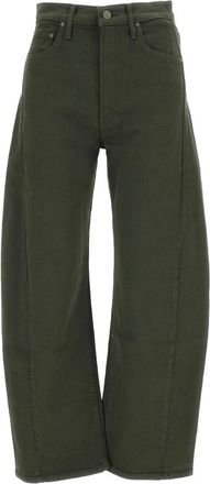 Mother Loose-fit Jeans - Dames - Loose Fit Jeans - Groen - W29 - Denim - Jeans