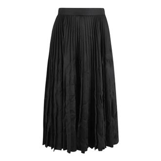 Balenciaga Pleated Skirt - female - Balenciaga - Midi Skirts - Black - XS - Skirts