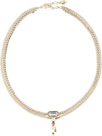 Alexander McQueen Golden Crystal Necklace