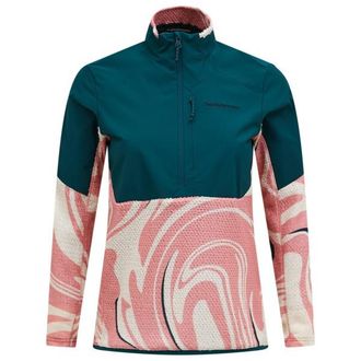 Peak Performance Aop Freelight Alpha Half Zip Fleecejacke f&uuml;r Damen | blau