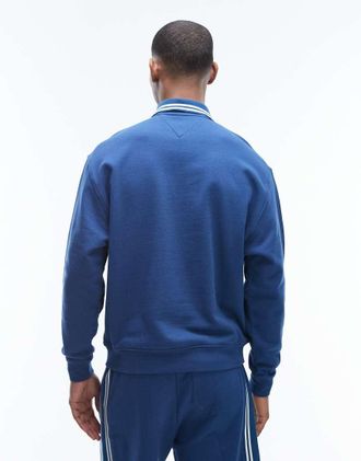 Tommy Hilfiger Country Club - Camicia da rugby blu in coordinato