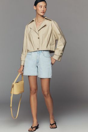 Anine Bing Delaney Denim Shorts