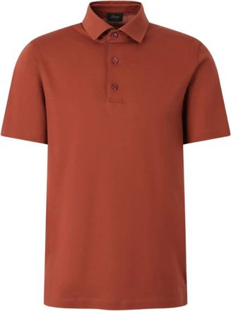 Brioni Polo a maniche corte - Arancione