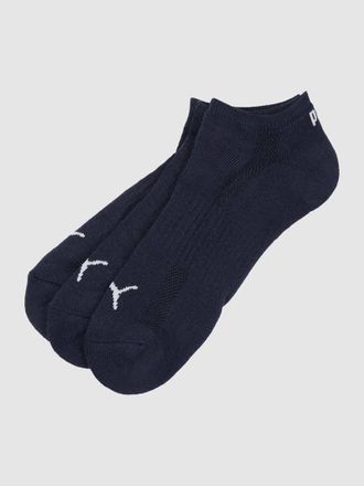 Puma Sneakersocken mit Stretch-Anteil im 3er-Pack in Marine, Größe 39-42
