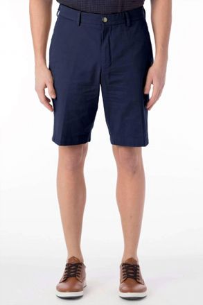 Ballin Broken Twill Stretch Cotton Shorts In Blue