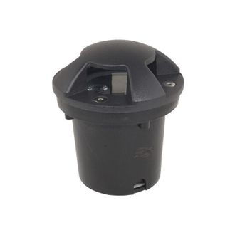 Trade Shop Trade Shop - Foco 3w Watt 3 Led Suelo Redondo Empotrable 9901 Luz Verde Ip65