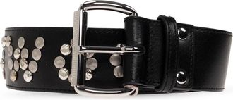 Vivienne Westwood Studded Belt - unisex - Riemen - Zwart - S/M - Leer - Accessoires