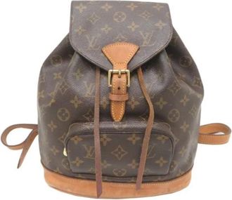 Louis Vuitton Pre-owned Backpack - Dames - Vintage Rugzakken - Bruin - ONE Size - Vintage