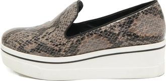 Stella McCartney Sneakers Binx senza lacci con plateau - Marrone