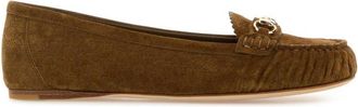 Gucci Brown Suede Loafers