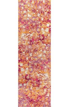 Jonathan Y Designs Contemporary POP Modern Abstract Area Rug in Pink/orange at Nordstrom, Size 4Ft 0In X 6Ft 0In