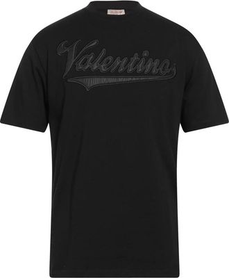 Valentino Varsity Logo T-Shirt in Black