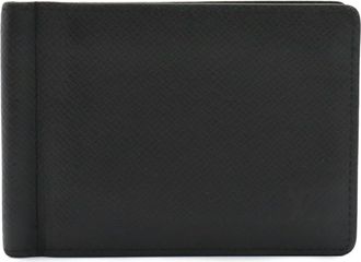 Louis Vuitton Black Noir Taiga Leather Leather Wallet (Bi-Fold) (Pre-Owned)