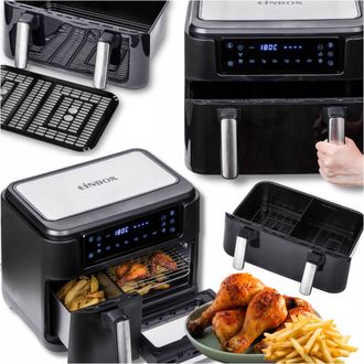 OEM Freidora De Aire De 2400 W Y 12 L, Grande, 4 En 1, Potente Xxl