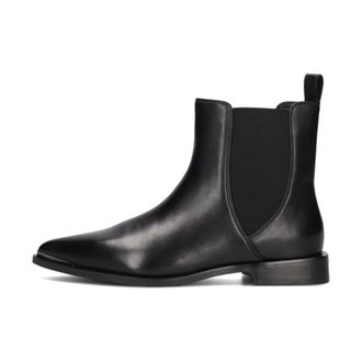 Stefano Lauran Schoenen, Dames, Zwart, 41 EU, Wol, Zwarte Chelsea Boots voor Dames