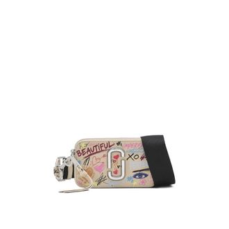 Marc Jacobs Cross Body Bags, female, Multicolor, Size: ONE SIZE The Snapshot Punk Scribble