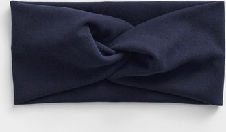 Simons Womens Wide ultra-soft knotted headband