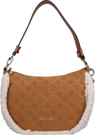 Guess Tassen, Dames, Bruin, ONE Size, Leer, Schoudertas