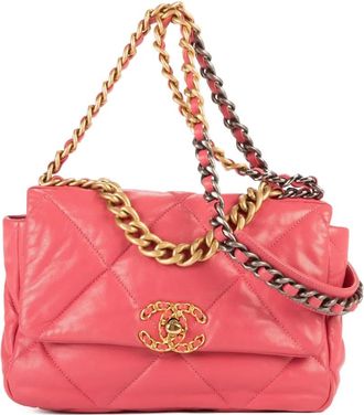 Chanel Borsa a spalla Chanel 19 - Rosa