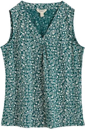 Seasalt Cornwall Achilla Floral Tank in Folky Marigolds Dark Wreckage at Nordstrom, Size 18 Us