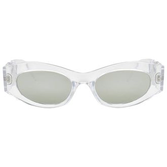 Versace Silver Mirror Oval Ladies Sunglasses VE4480U 148/30 51