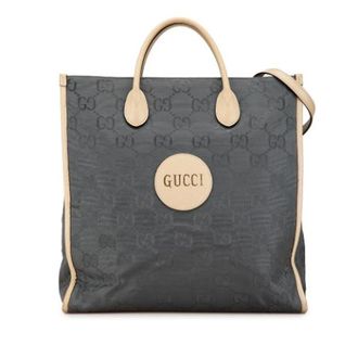 Gucci Pre-owned Tote Bags, female, Gray, Size: ONE SIZE Pre-owned Leather Tote Bag