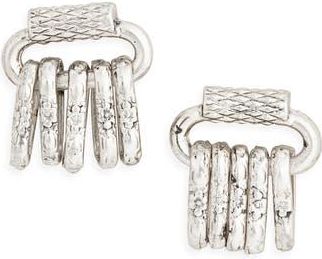 Karine Sultan Fringe Swing Drop Earrings in Silver at Nordstrom Rack