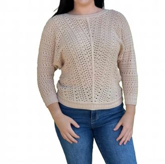 Staccato Cindy Dolman Sleeves Sweater In Natural