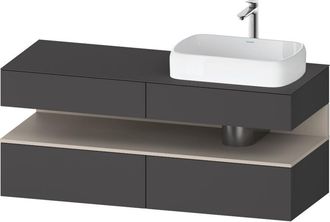 Duravit Qatego Consola Mueble Bajo Lavabo, 2 Extensiones, 2 - Duravit