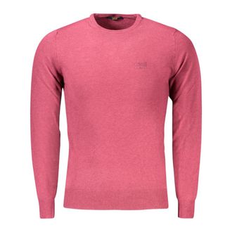 Cavalli Round-neck Knitwear, male, Red, Size: 2XL Txm60A Crewneck